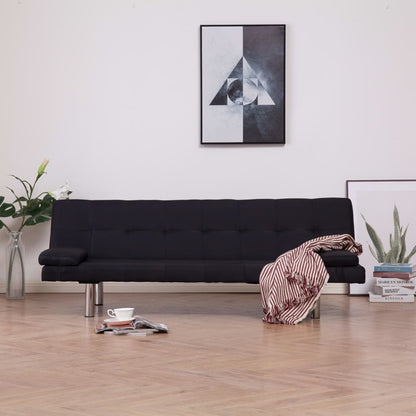 Sofa Bed Black Wooden frame Standard