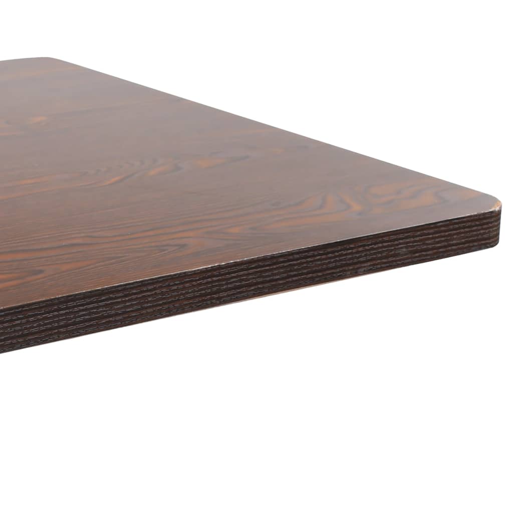 Bistro Table Dark brown and black MDF Medium Simplistic