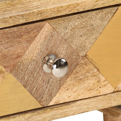 Bedside Cabinet Brown Solid mango wood Small Storage