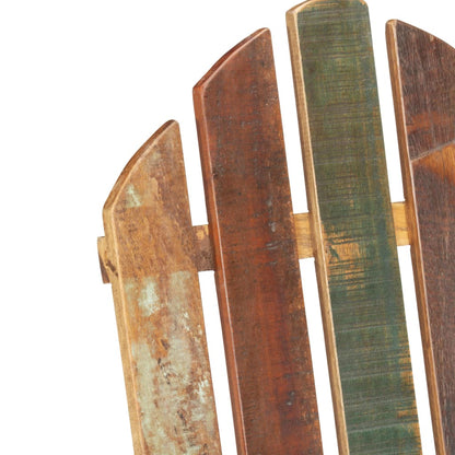 Garden Rocking Chair Multicolour Solid reclaimed wood Standard