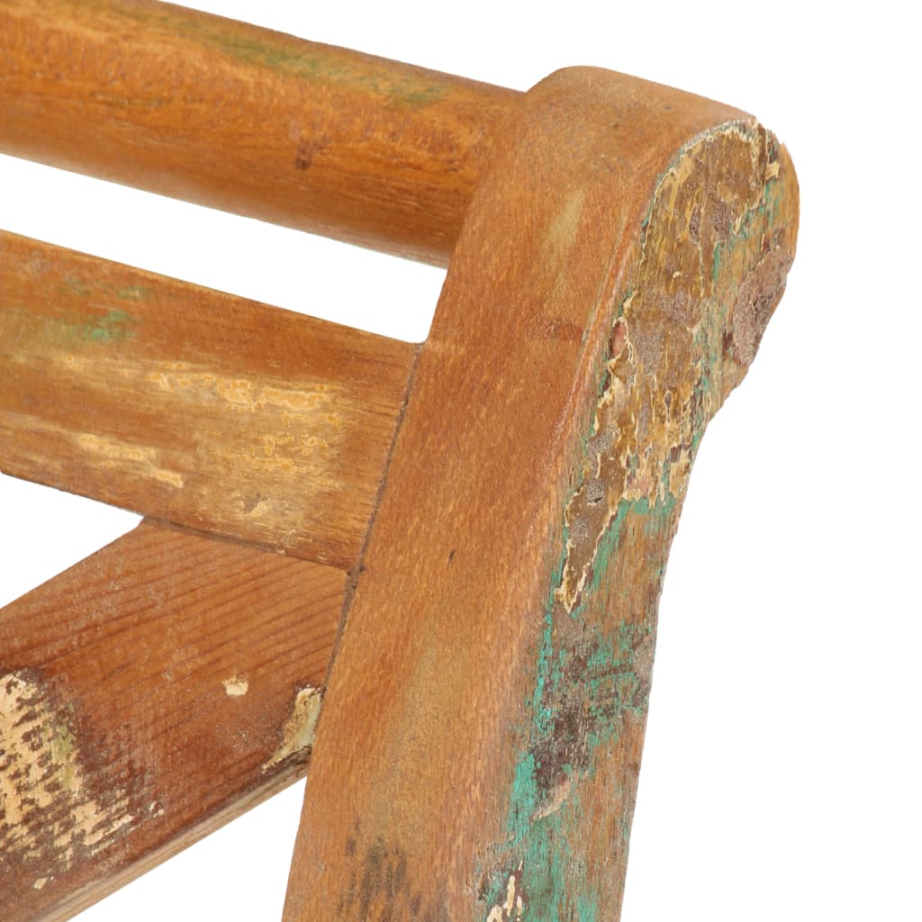 Hall Bench Dark brown Solid reclaimed wood 40.6 in wide, 13 in deep