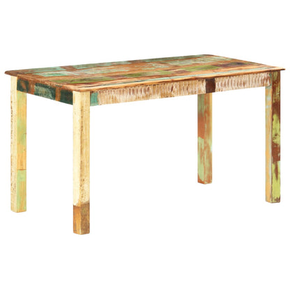 Dining Table Varied, Multicoloured Solid reclaimed wood