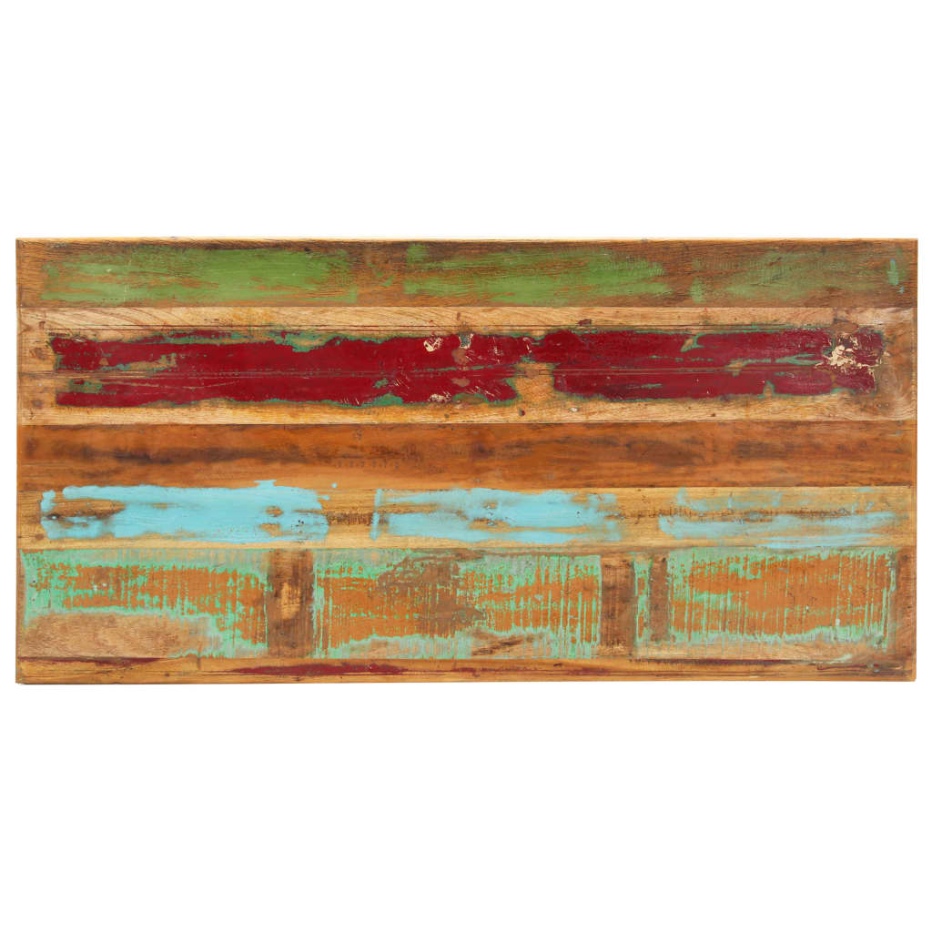 Dining Table Varied, Multicoloured Solid reclaimed wood