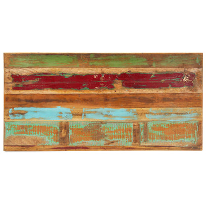 Dining Table Varied, Multicoloured Solid reclaimed wood