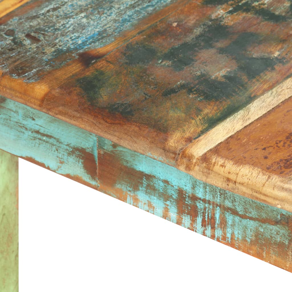 Dining Table Varied, Multicoloured Solid reclaimed wood