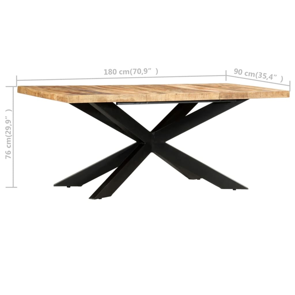 Dining Table Natural Mango Wood