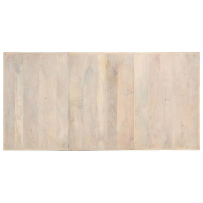Dining Table Bleached Mango Wood Solid Bleached Mango Wood