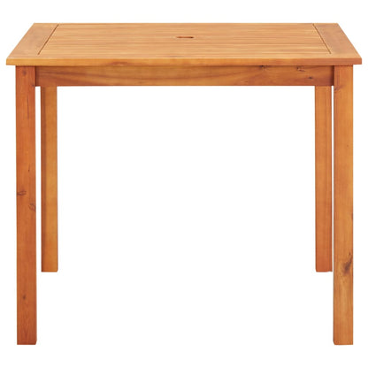 Outdoor Dining Set Brown frame Solid Acacia wood 3 Piece