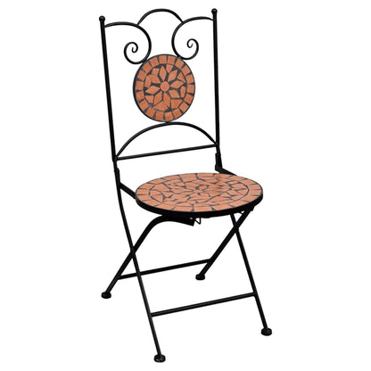 Mosaic Bistro Set Terracotta Powder-coated iron Medium Durable
