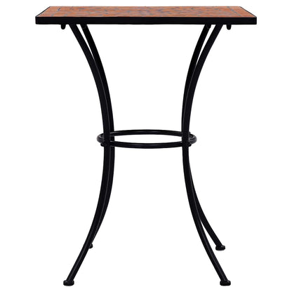 Mosaic Bistro Set Terracotta Powder-coated iron Medium Durable