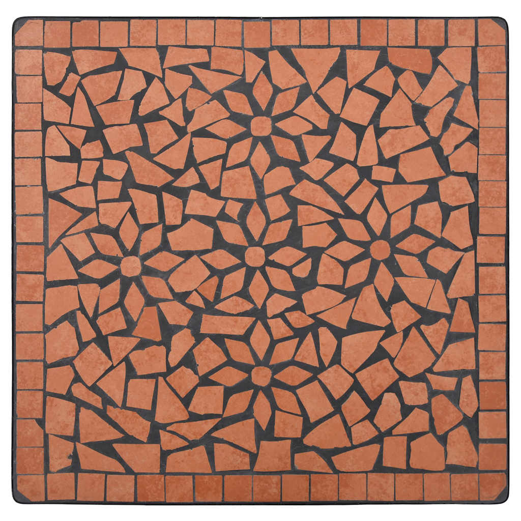 Mosaic Bistro Set Terracotta Powder-coated iron Medium Durable