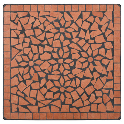 Mosaic Bistro Set Terracotta Powder-coated iron Medium Durable