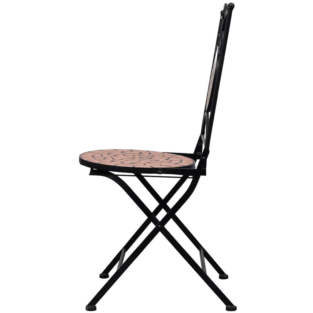 Mosaic Bistro Set Terracotta Powder-coated iron Medium Durable