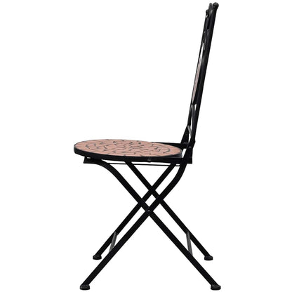 Mosaic Bistro Set Terracotta Powder-coated iron Medium Durable