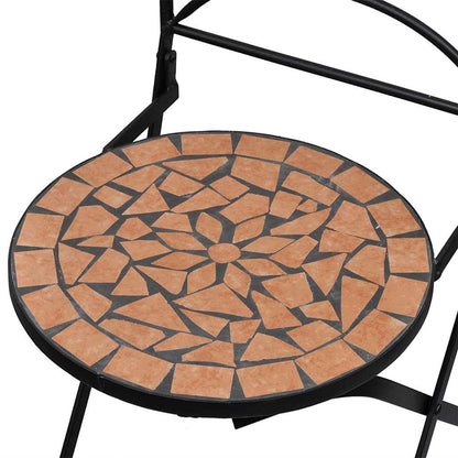 Mosaic Bistro Set Terracotta Powder-coated iron Medium Durable