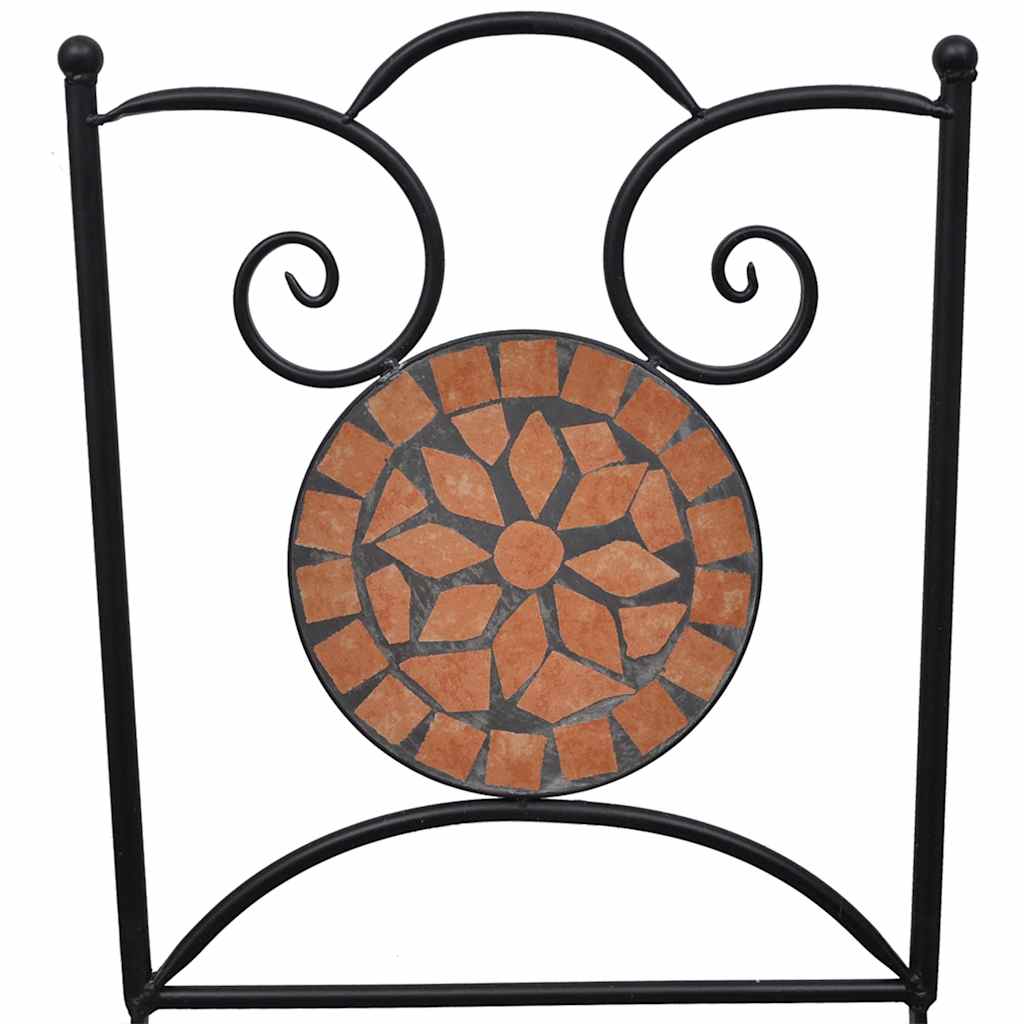 Mosaic Bistro Set Terracotta Powder-coated iron Medium Durable