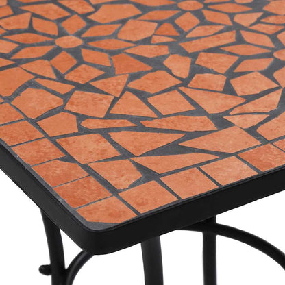Mosaic Bistro Set Terracotta Powder-coated iron Medium Durable