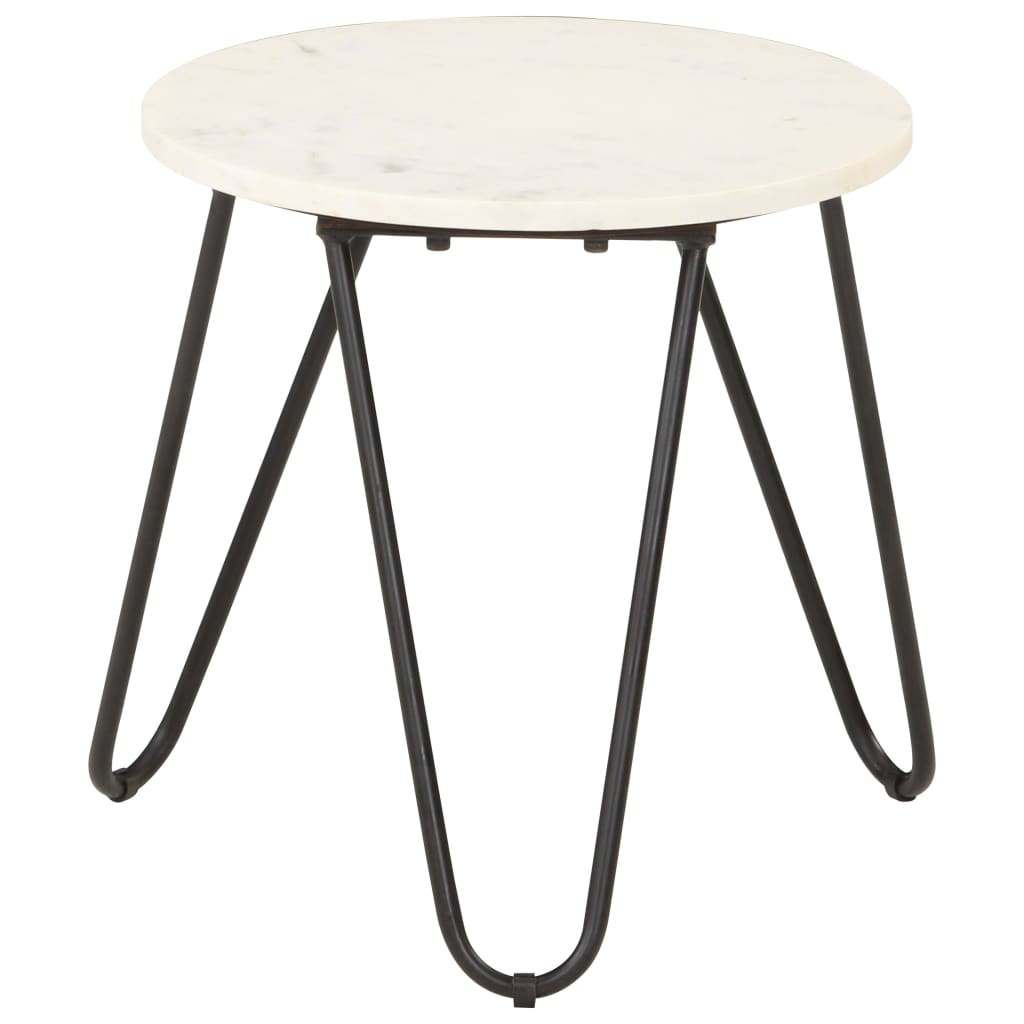 Side Table White and Black