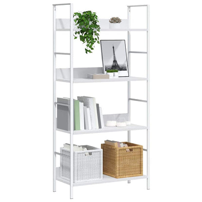 Shelf Cabinet White Engineered wood Medium Bookshelf
