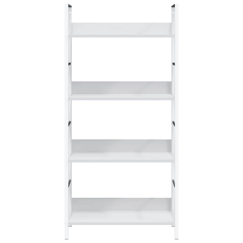 Shelf Cabinet White Engineered wood Medium Bookshelf
