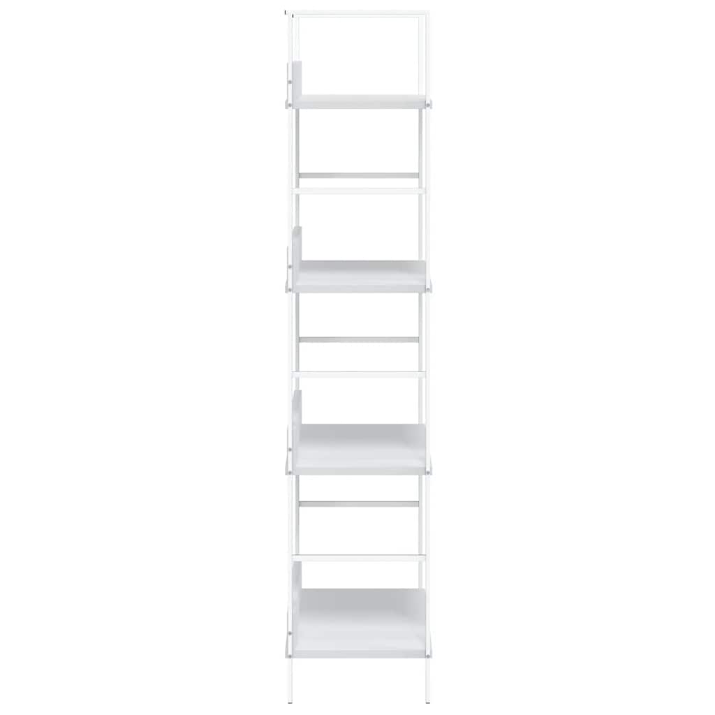 Shelf Cabinet White Engineered wood Medium Bookshelf