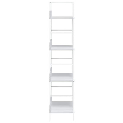 Shelf Cabinet White Engineered wood Medium Bookshelf
