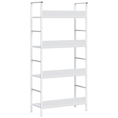 Shelf Cabinet White Engineered wood Medium Bookshelf