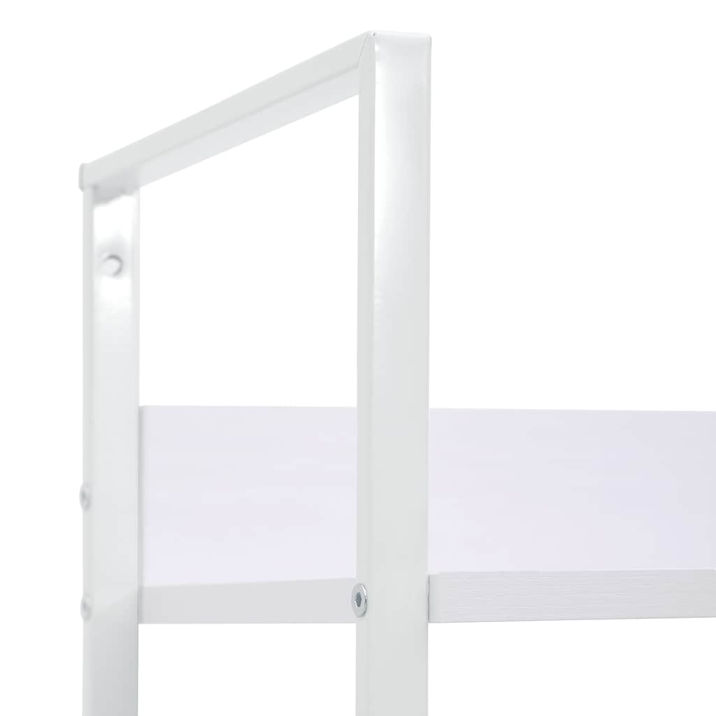 Shelf Cabinet White Engineered wood Medium Bookshelf