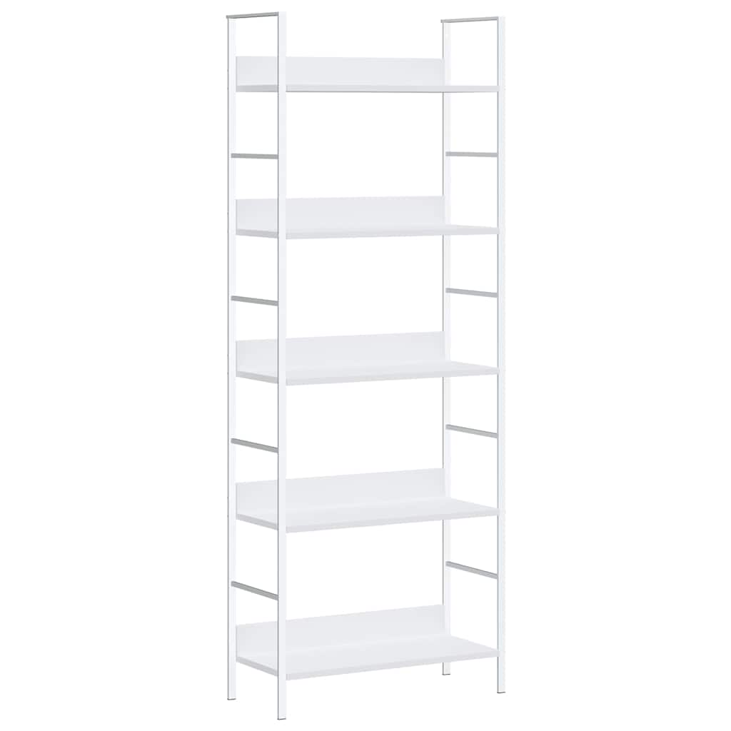 Shelf Cabinet White Engineered wood, Steel Medium Shelf Cabinet