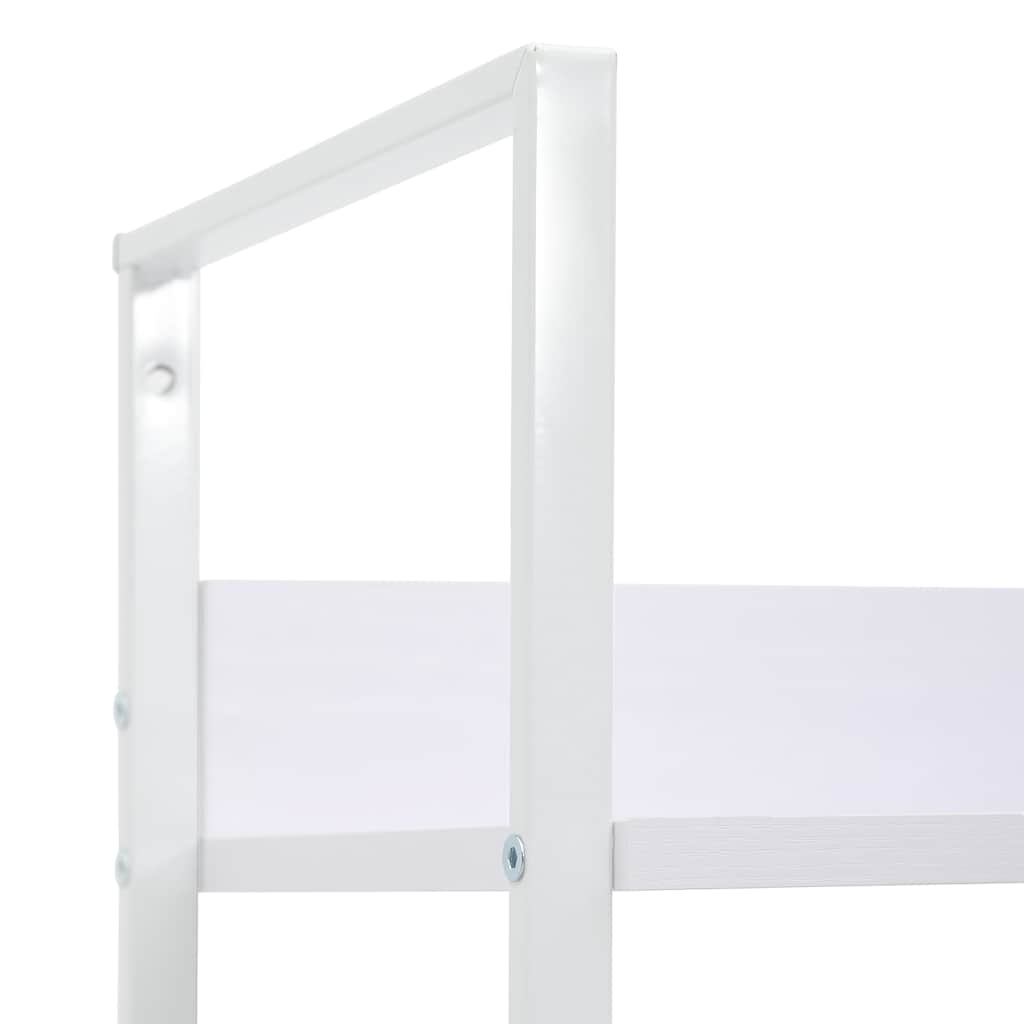 Shelf Cabinet White Engineered wood, Steel Medium Shelf Cabinet