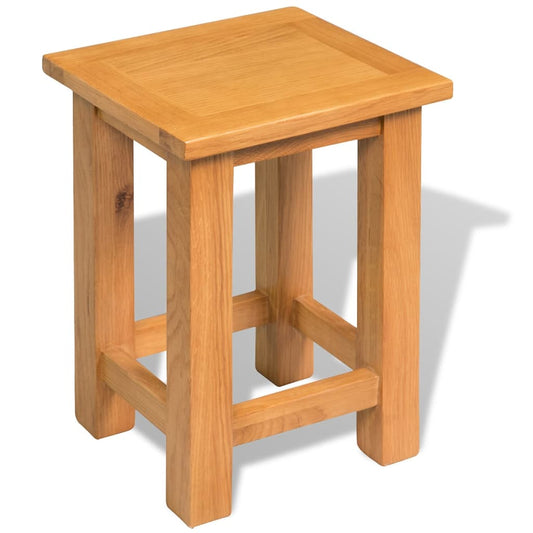 End Table Oak Solid oak wood Compact Durable End Table