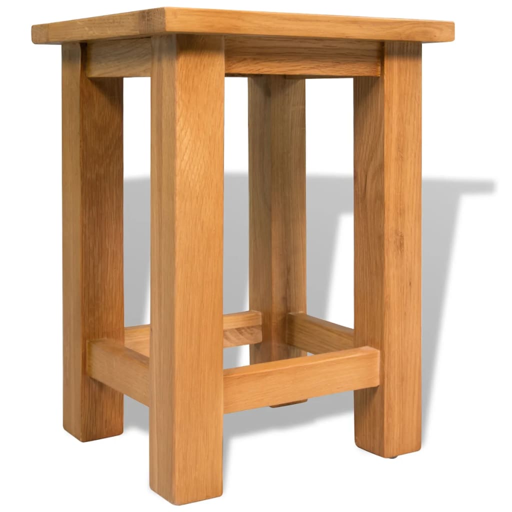 End Table Oak Solid oak wood Compact Durable End Table