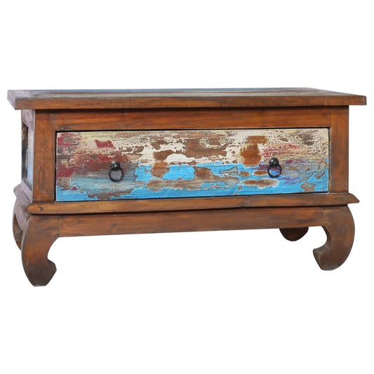 Coffee Table Multicolor Reclaimed teak wood