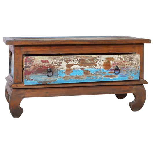 Coffee Table Multicolor Reclaimed teak wood