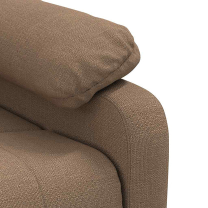 Massage Chair Brown Fabric, Wood, Metal Large