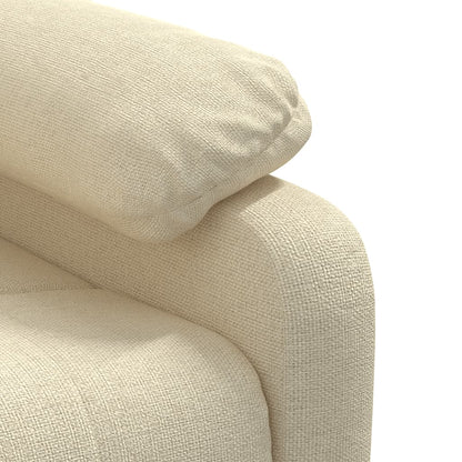 Massage Chair Cream Fabric, Wood, Metal Large
