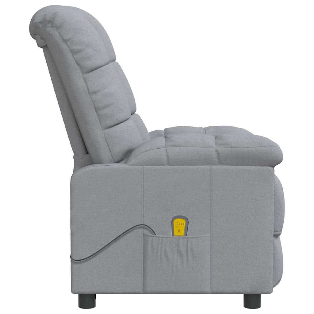 Massage Chair Light grey Fabric (100% polyester) Standard