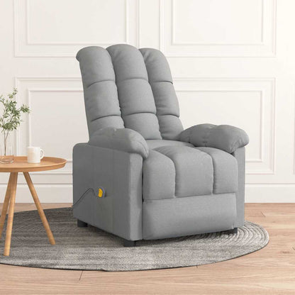 Massage Chair Light grey Fabric (100% polyester) Standard
