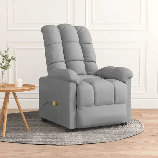 Massage Chair Light grey Fabric (100% polyester) Standard