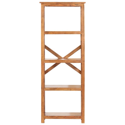 Bookshelf Honey Finish Solid acacia wood Medium Bookshelf