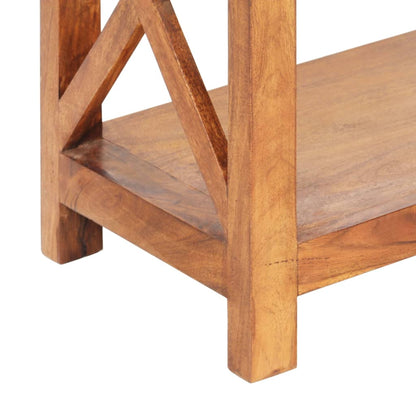 Bookshelf Honey Finish Solid acacia wood Medium Bookshelf