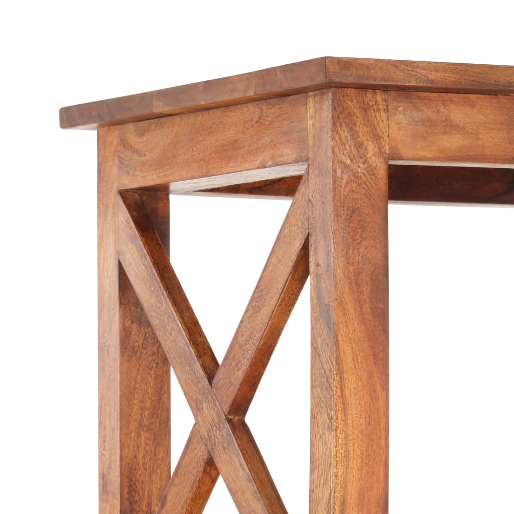 Bookshelf Honey Solid Acacia wood Large Bookshelf Rectangular