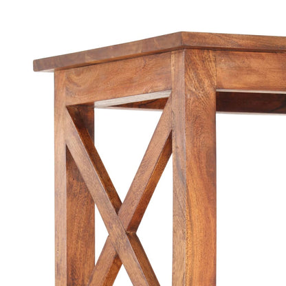 Bookshelf Honey Solid Acacia wood Large Bookshelf Rectangular