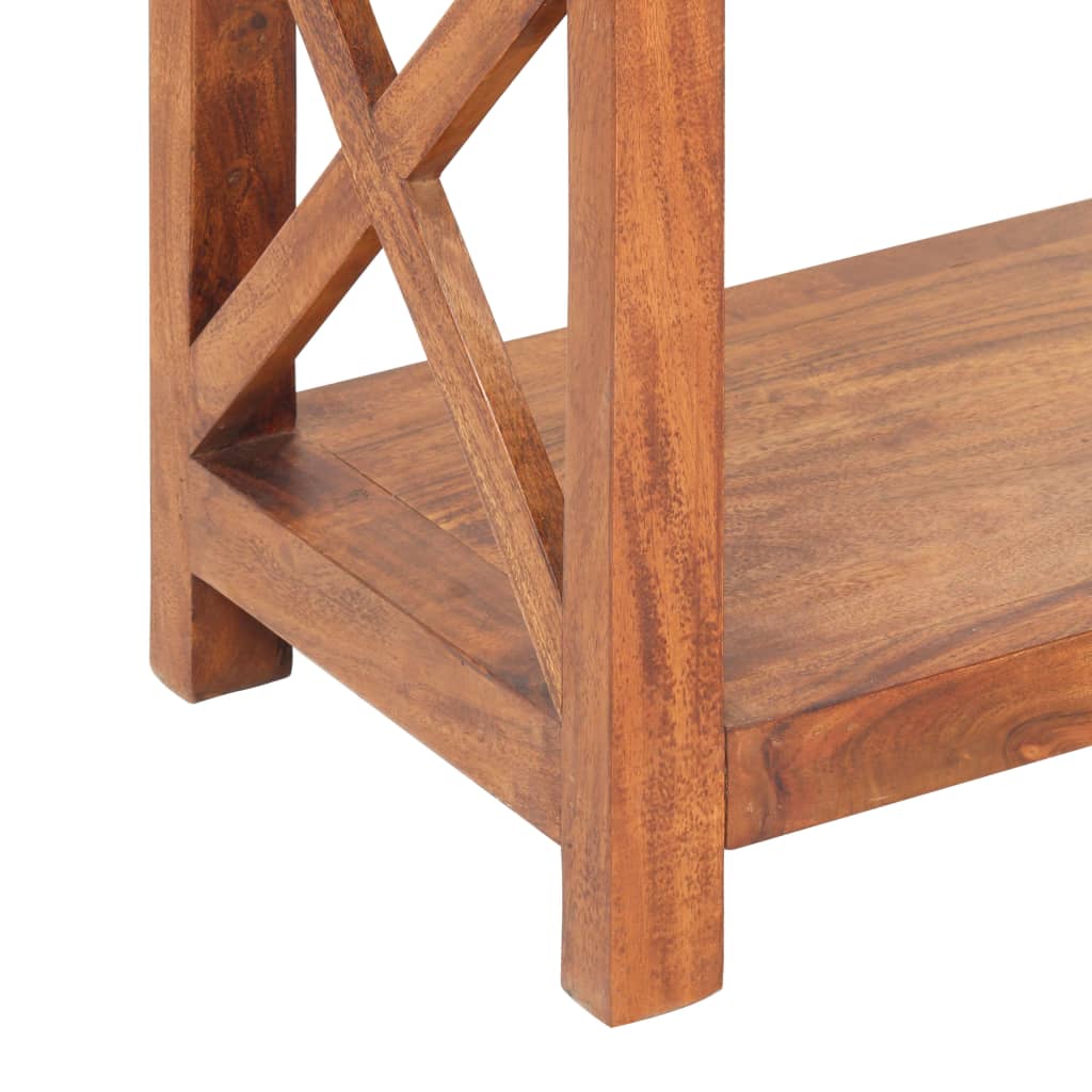 Bookshelf Honey Solid Acacia wood Large Bookshelf Rectangular