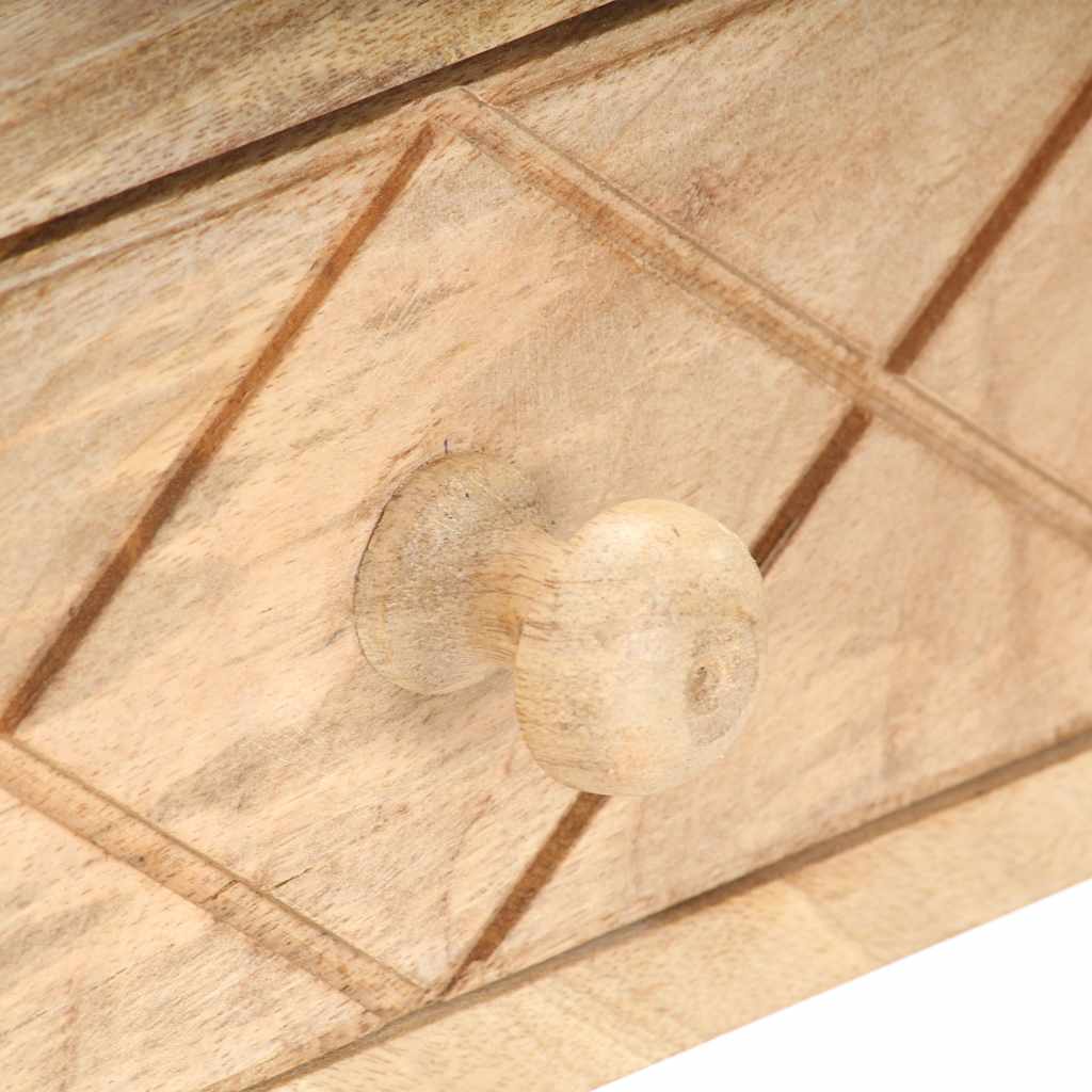 Dressing Table Natural Mango Wood Solid Mango Wood Medium