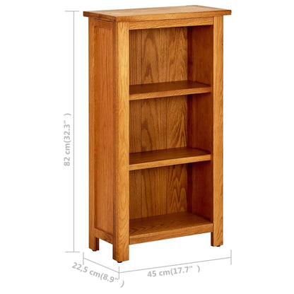 Bookcase Natural oak Solid oak wood, MDF Medium Bookcase