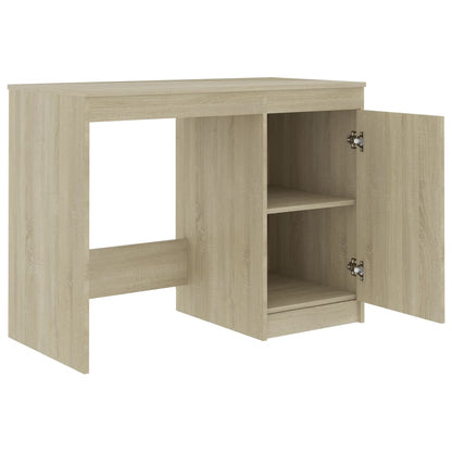 Desk Sonoma Oak Engineered Wood Medium Computer Desk