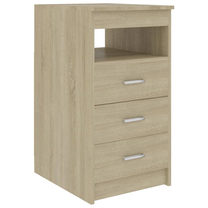 Desk Sonoma Oak Engineered Wood Medium Computer Desk