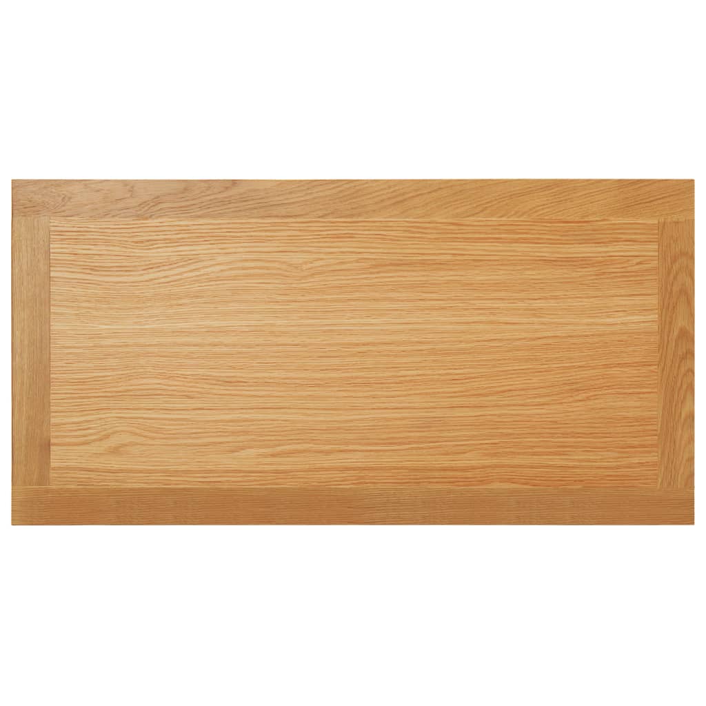 Coffee Table Natural Oak Solid Oak Wood with MDF Oak Veneer