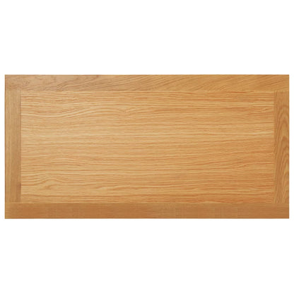 Coffee Table Natural Oak Solid Oak Wood with MDF Oak Veneer